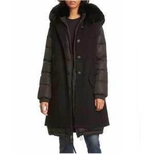 🔴 SOLD 🔴 Mr & Mrs Italy 2 in 1 Down Puffer Coat Fox…